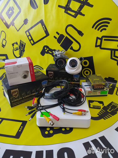 Видеонаблюдение домой гараж офис установка