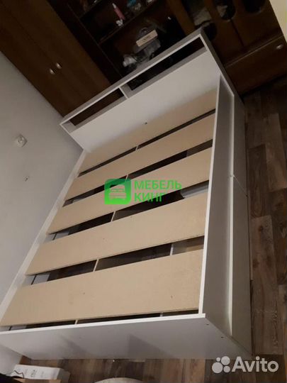 Кровать двуспальная 140х200 с ящиками