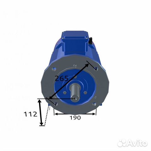 Электродвигатель аир аир 112М2 (7.5кВт/3000об.мин)