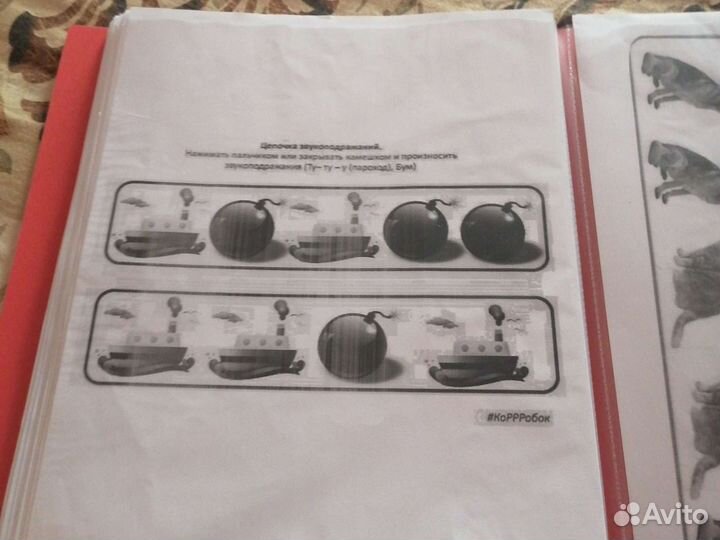 Папка для занятий с ребёнком при зрр и зпр