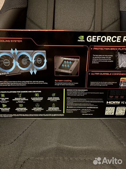 Видеокарта Gigabyte GeForce RTX 4060 Eagle OC 8 Гб