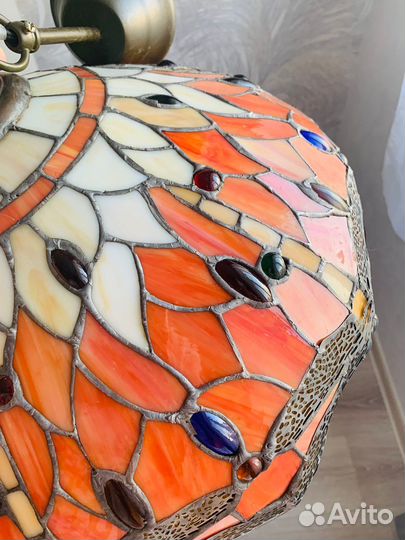 Потолочная люстра в стиле Тиффани