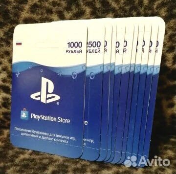 Пополнение Playstation РФ PSN карты оплаты РФ объявление продам