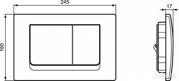 Ideal Standard R0108AA Панель смыва