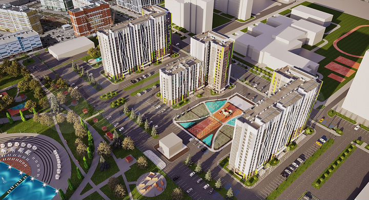 3-к. квартира, 71,9 м², 14/16 эт.