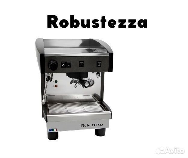 Кофемашина Robustezza ST1E 1 высокая гр., черная