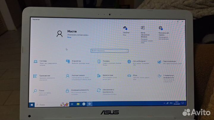 Ноутбук asus core i5