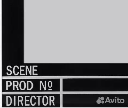 Фоторамка в виде кино хлопушки