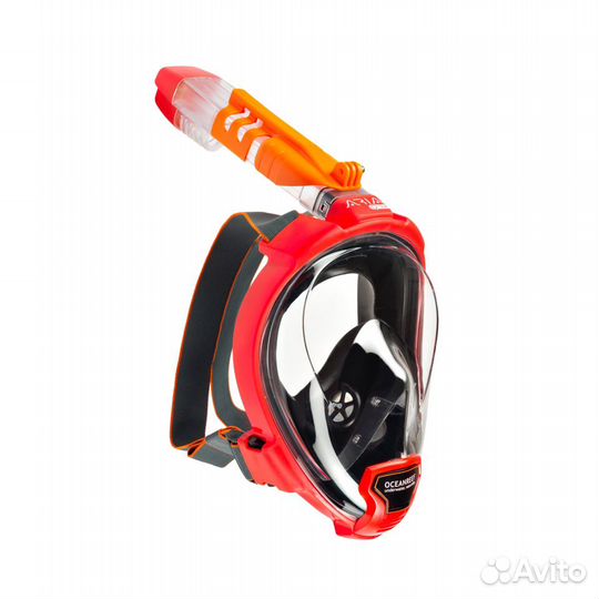 Маска для снорклинга Ocean Reef Aria QR+ красная