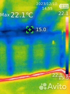 Услуги профессионального тепловизора
