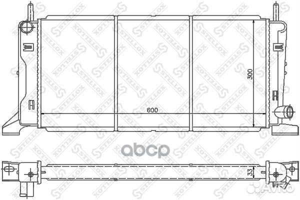 10-25086-SX радиатор системы охлаждения Ford E