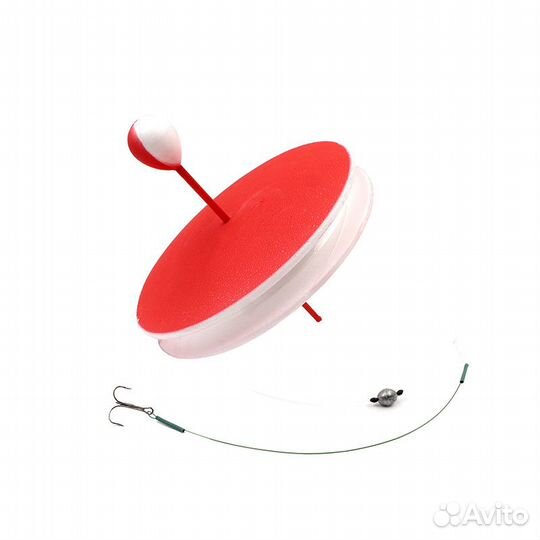 Кружок рыболовный оснащ. со штырём 150 мм 