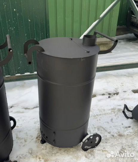 Бочка печь для сжигания мусора