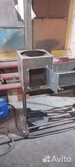 Мангал с печкой