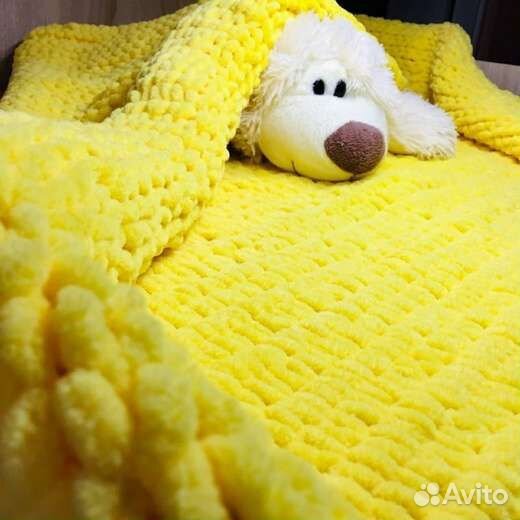 Плед детский плюшевый