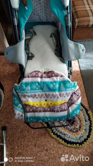 Детские санки коляска