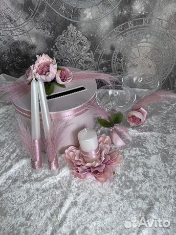 Свадебный набор, казна, бокалы, семейный очаг