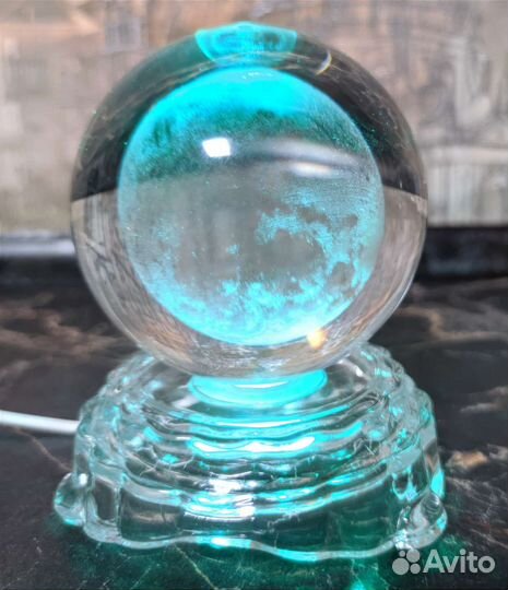 Светильник 3D ночник Хрустальные шары декоративные