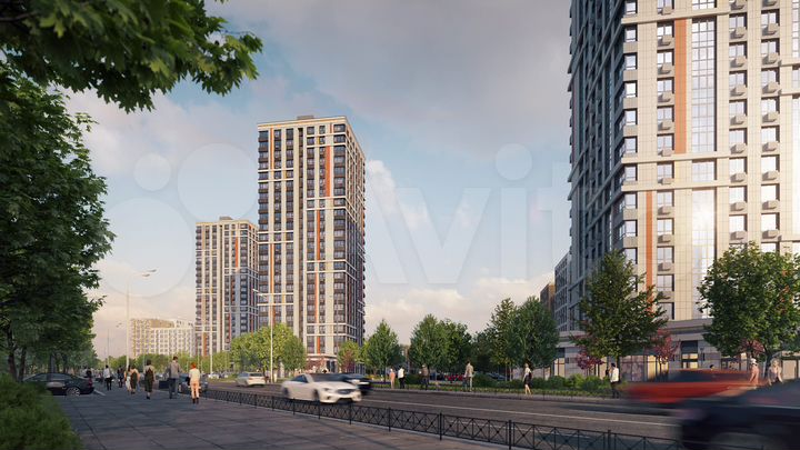 2-к. квартира, 69,7 м², 11/13 эт.