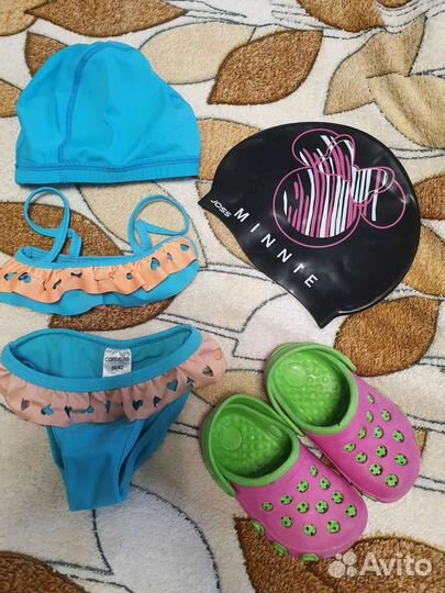 Купальные принадлежности для девочки 2- 3 года