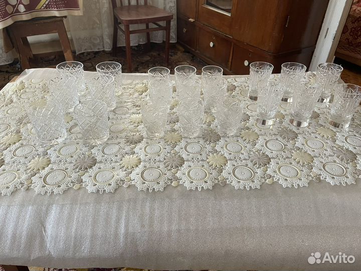 Хрустальные рюмки СССР