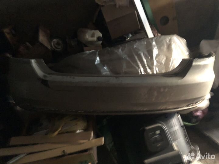 Задний баспер volkswagen polo 5 бежевый