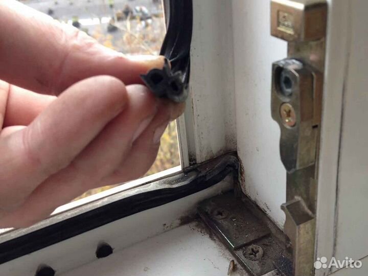 Ремонт окон, уплотнитель KBE RAL12563