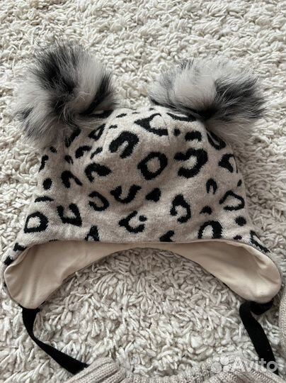 Комплект шапка, шарф и варежки Chobi