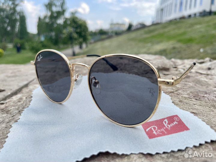 Очки Ray Ban aviator зеркальные классика