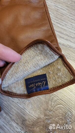 Перчатки кожаные