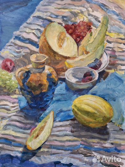 Картина маслом на холсте натюрморт