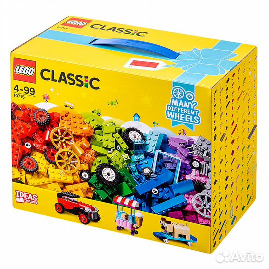Новый Lego Classic Модели на колёсах 10715