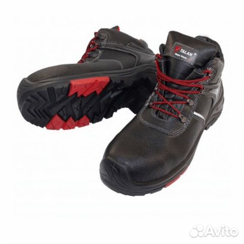 Ботинки утепленые кожаные 