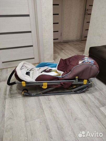 Санки коляска nika kids 6