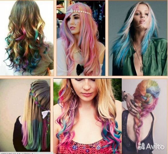 Мелки для волос, бигуди, типсы, стразы, уф лампа и