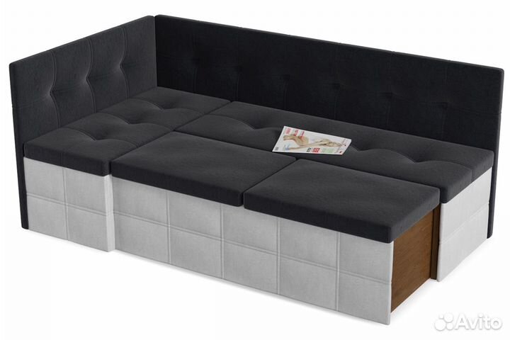 Угловой диван-кровать кухонный 