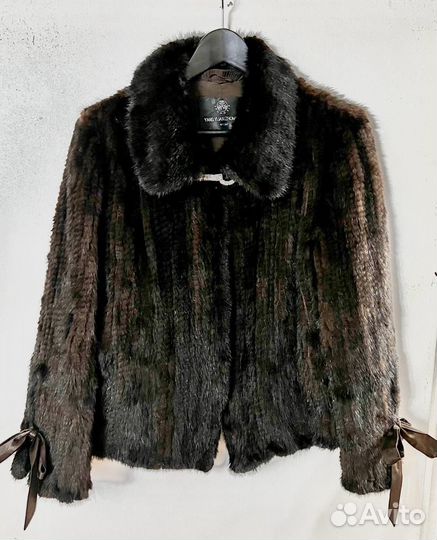 Щубка вязаная норка