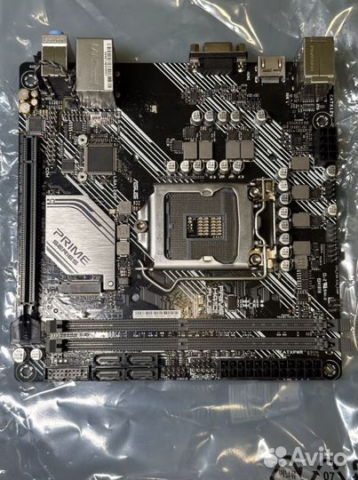 Материнская плата asus prime H410i-Plus lga1200