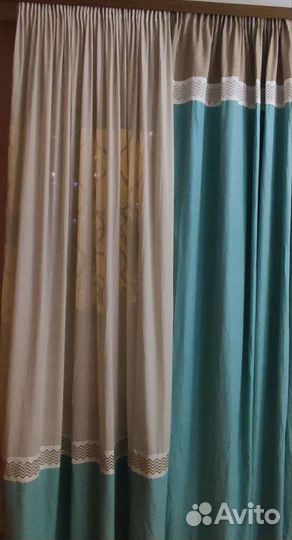 Комплект шторы тюль