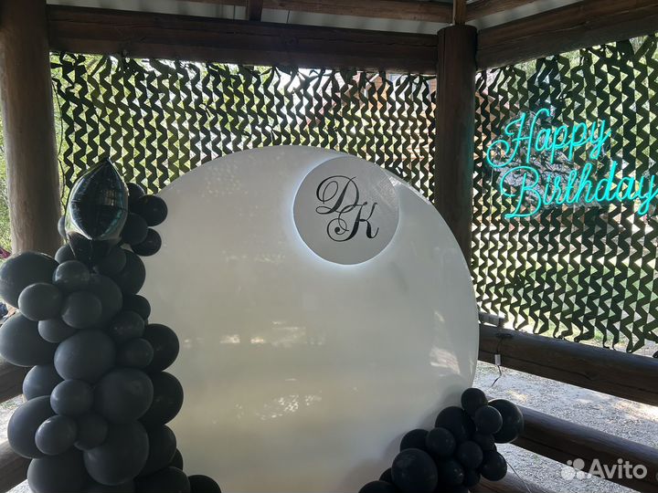 Аренда фотозоны из пайеток