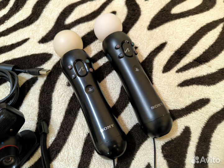 Sony PS Move 2шт + Камера Ps3