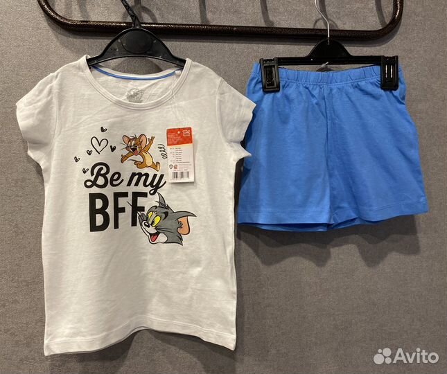 Костюм летний новый 98-104 для девочки