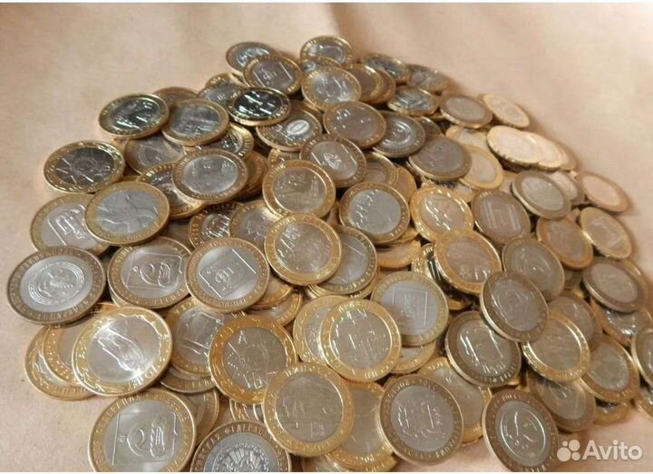 10 рублей биметалл