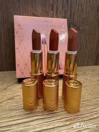 Помада Charlotte Tilbury набор iconic mini trio