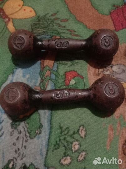 Гантели 3 кг