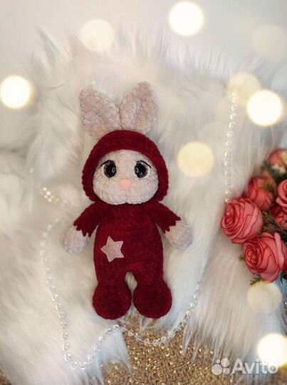 Игрушка зайка, ручной работы