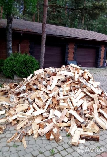Дрова колотые Береза