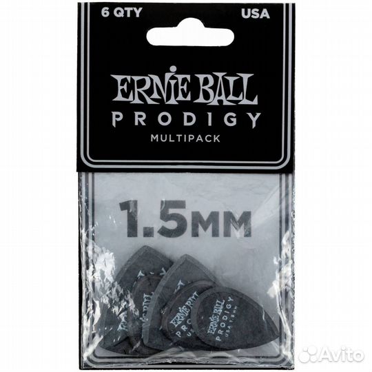 Ernie ball 9342 Prodigy Black - Набор медиаторов