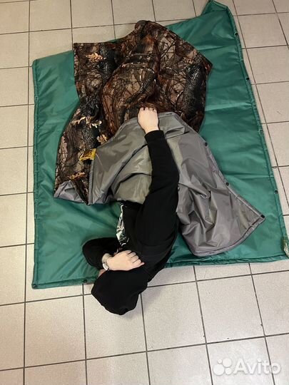Плащ камуфляж защита от тепловизора. Термоодеяло