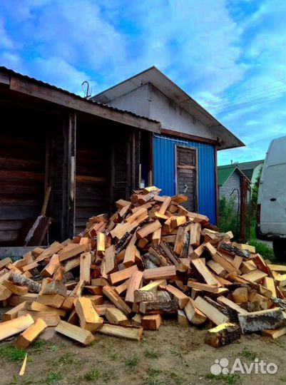 Дрова сухие в укладку любого объема